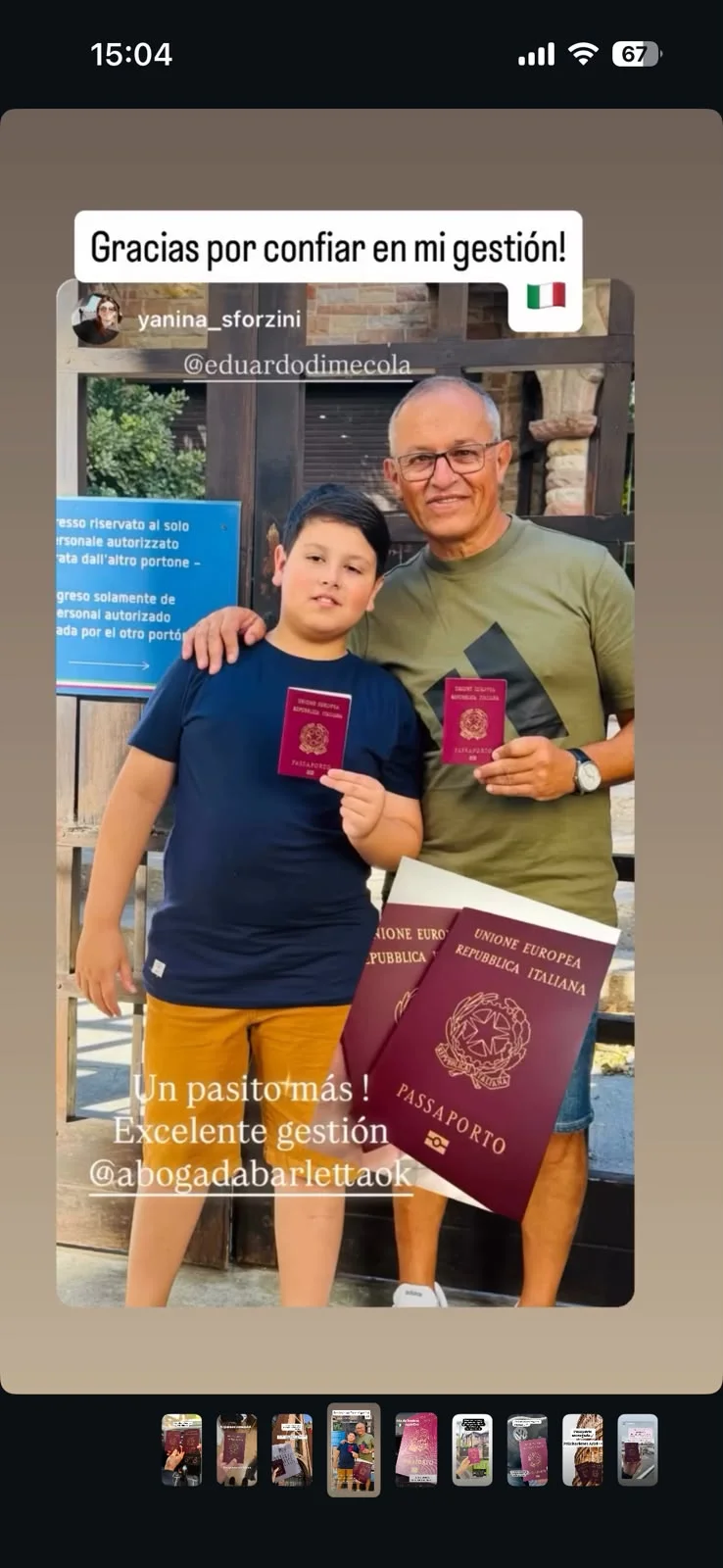 Captura de testimonio de cliente sobre organización documental