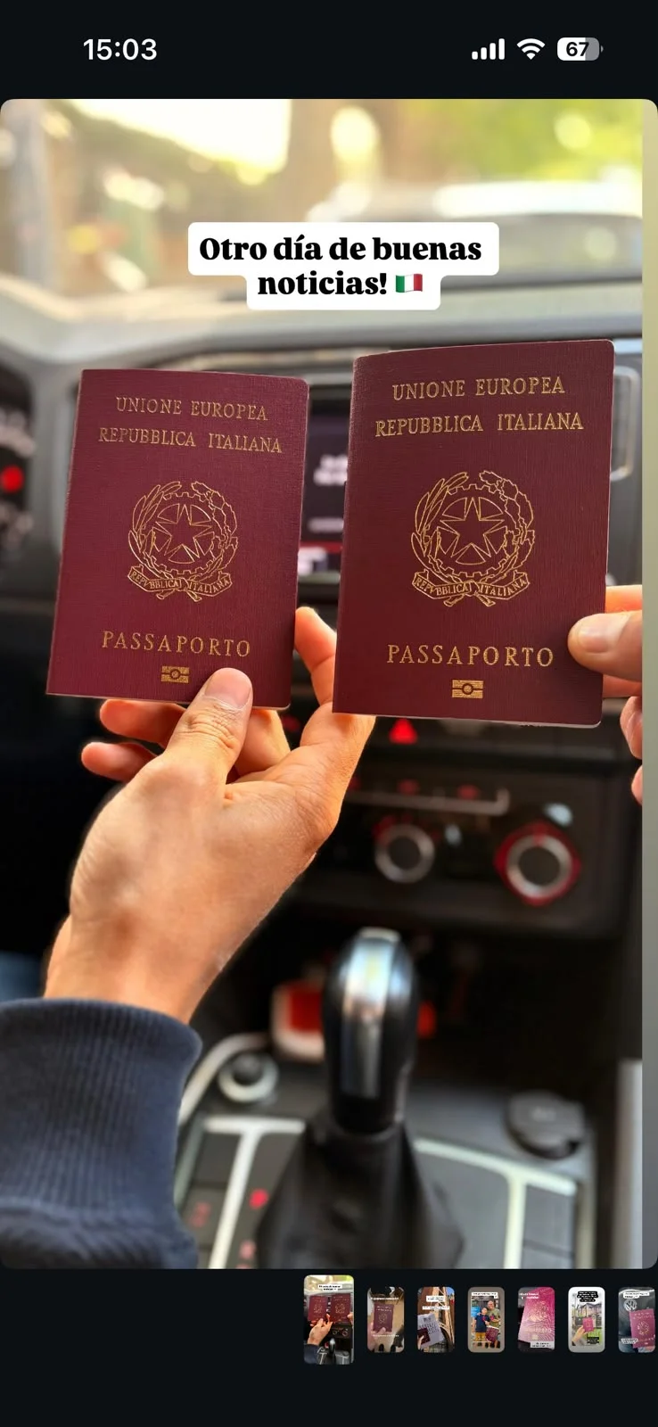 Captura de testimonio de cliente sobre resultados en trámites